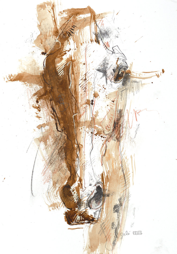Face to Face 8 - Horse painting