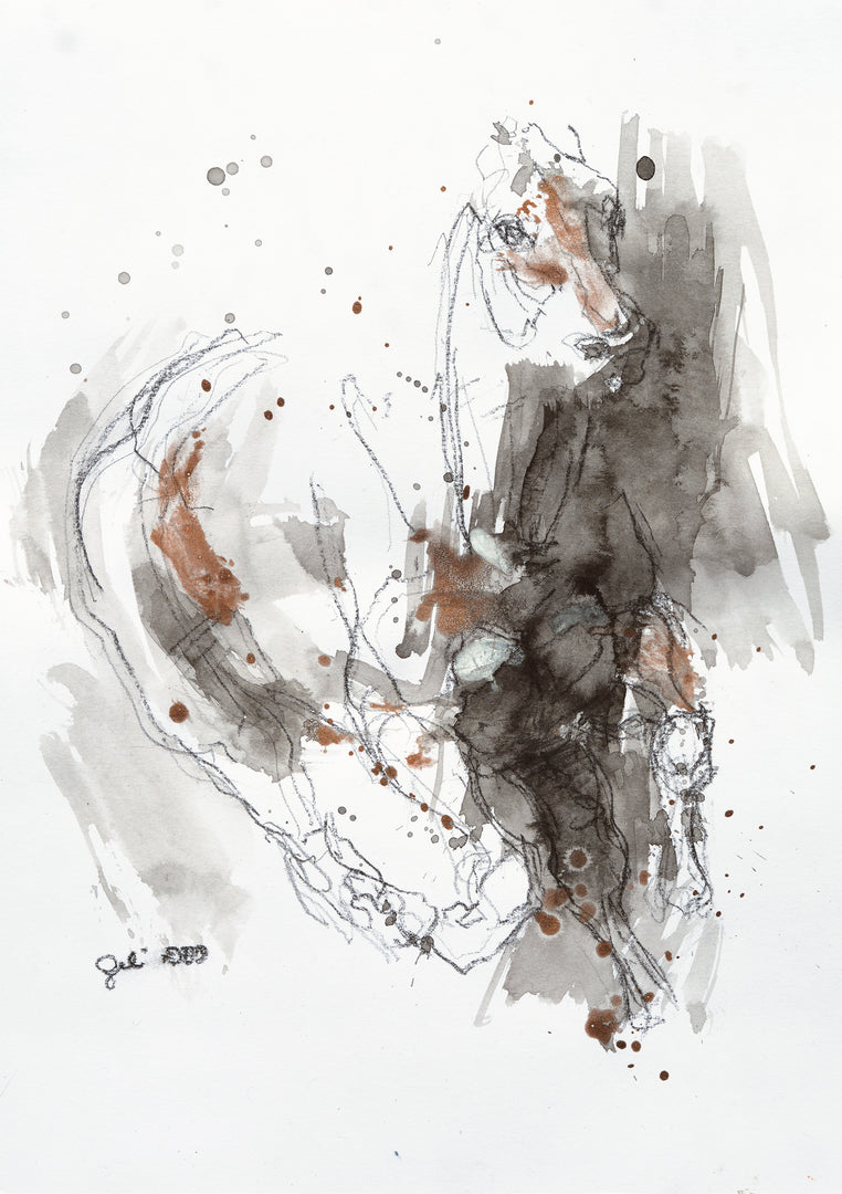 Equine Nude 265 - Horse painting