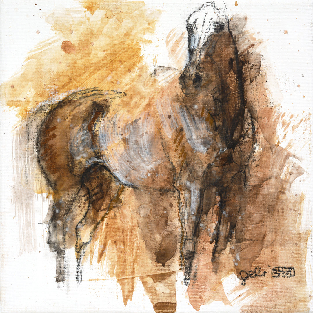Equine Nude 272 - Horse painting
