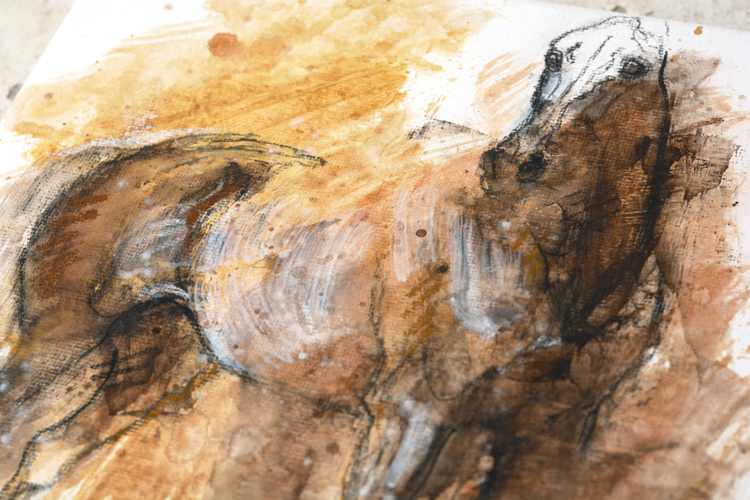 Equine Nude 272 - Horse painting