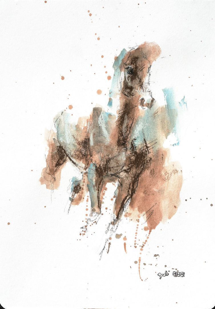 Equine Nude 291 - Horse Painting