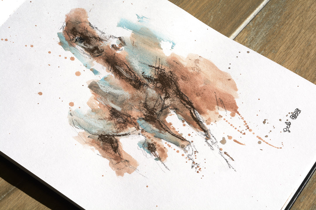 Equine Nude 291 - Horse Painting