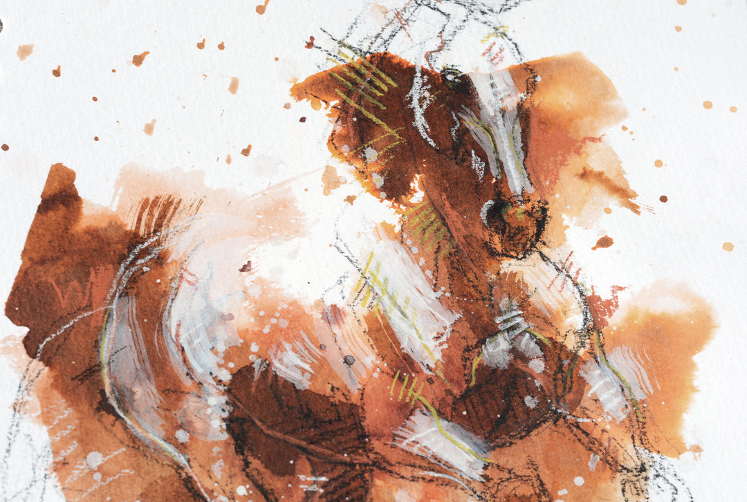 Equine Nude 295 - Horse painting