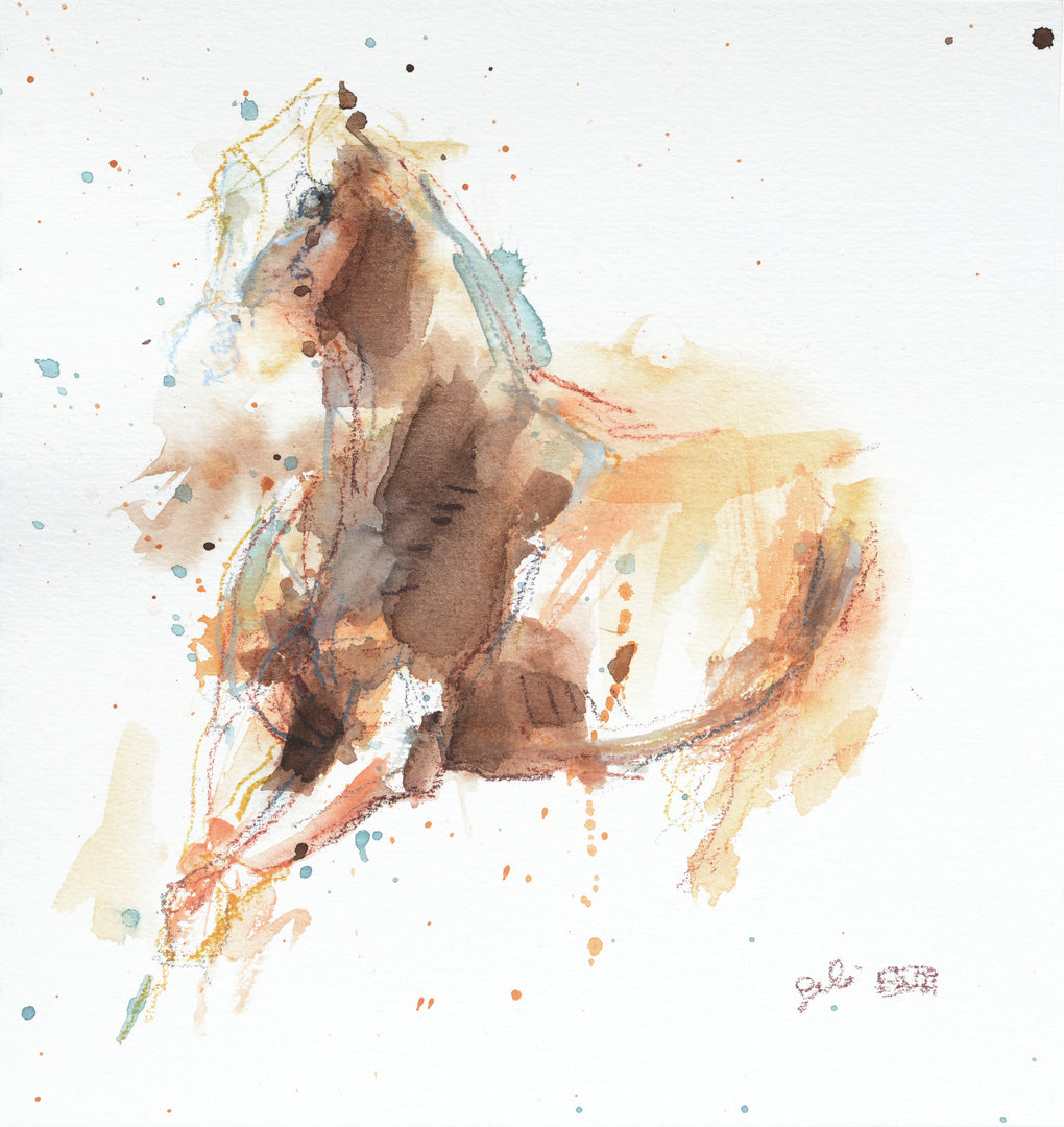 Equine Nude 296 - Horse art