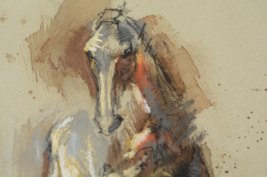 Equine Nude 298 - Horse drawing