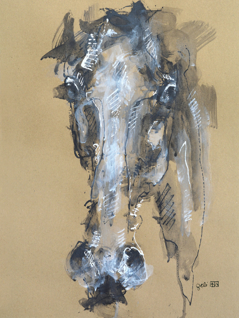 Face to Face 1a Horse Painting