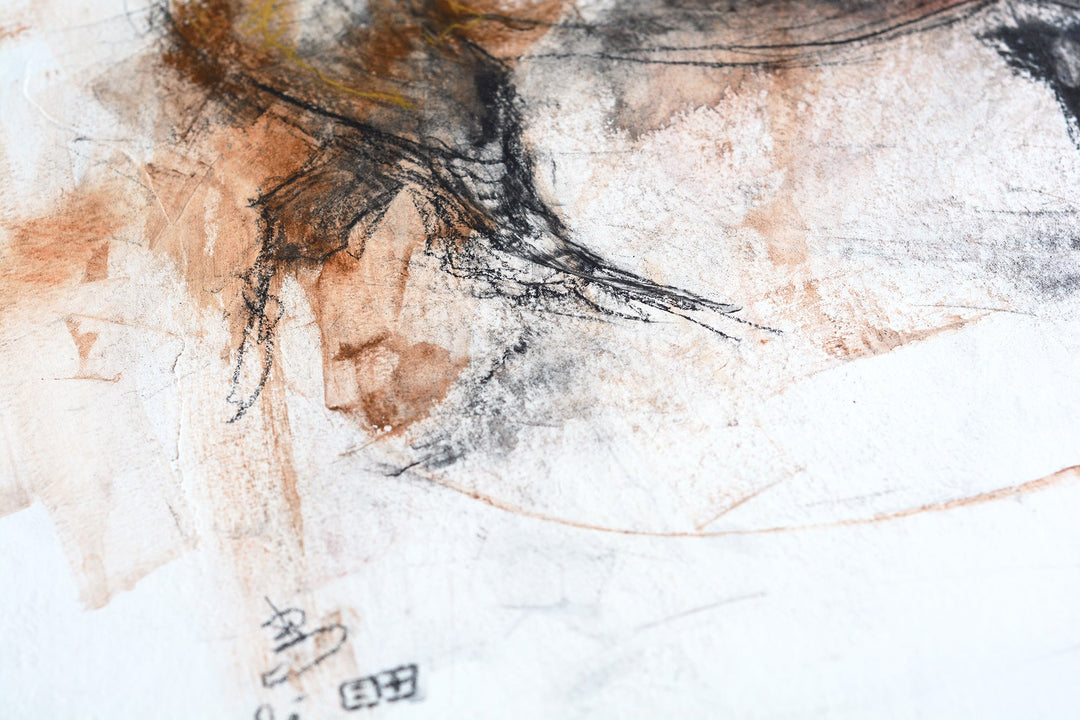 Open Heart horse motion painting