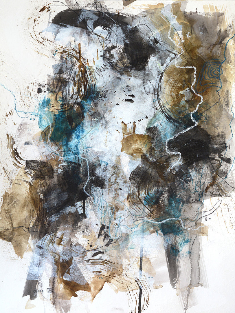 trace abstract painting