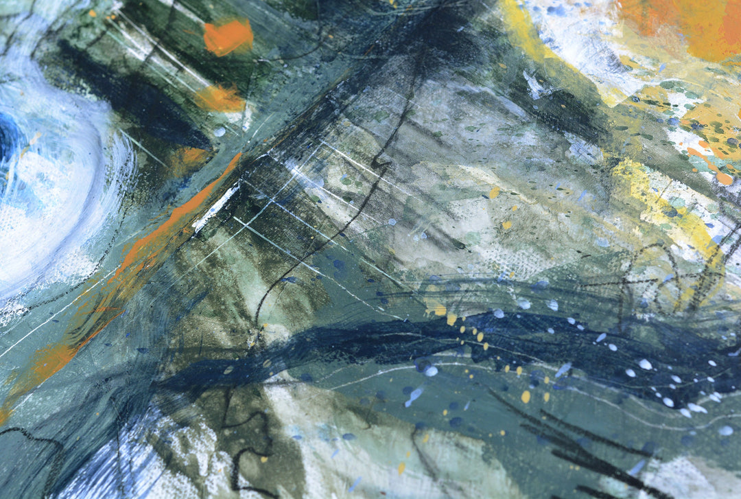 Territory - Abstract Landscape-Inspired Art by Bénédicte Gelé