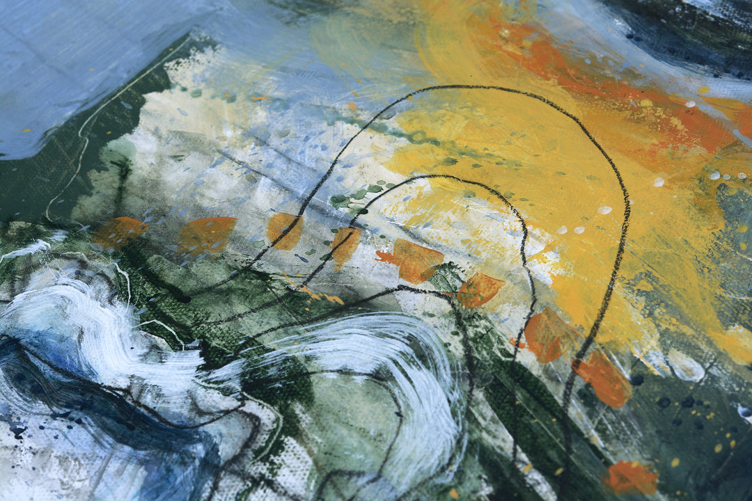 Territory - Abstract Landscape-Inspired Art by Bénédicte Gelé