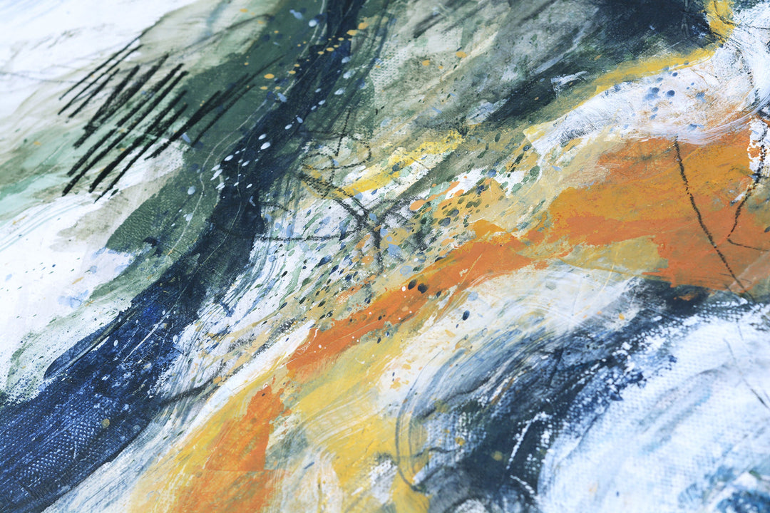Territory - Abstract Landscape-Inspired Art by Bénédicte Gelé