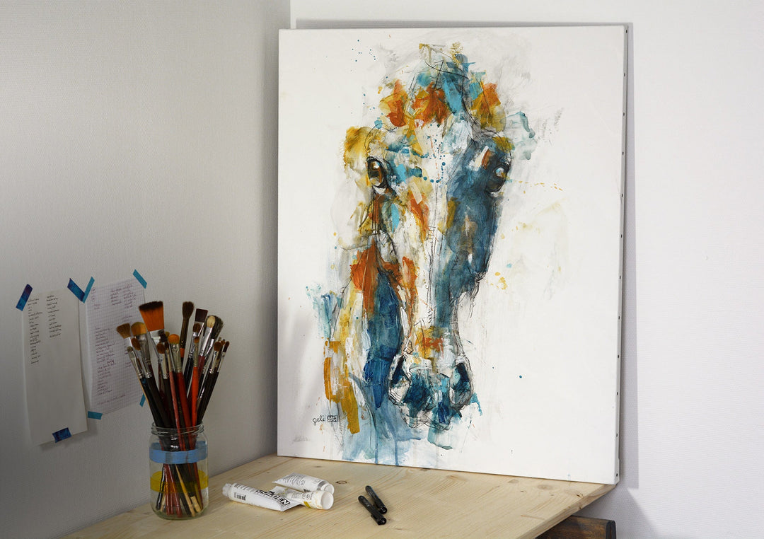 Face to Face 36t horse head painting