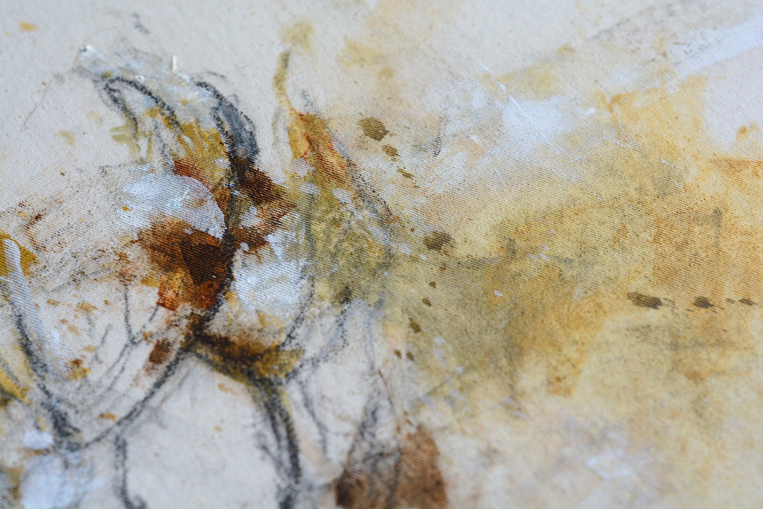 The Guide - Original mixed media painting by Bénédicte Gelé