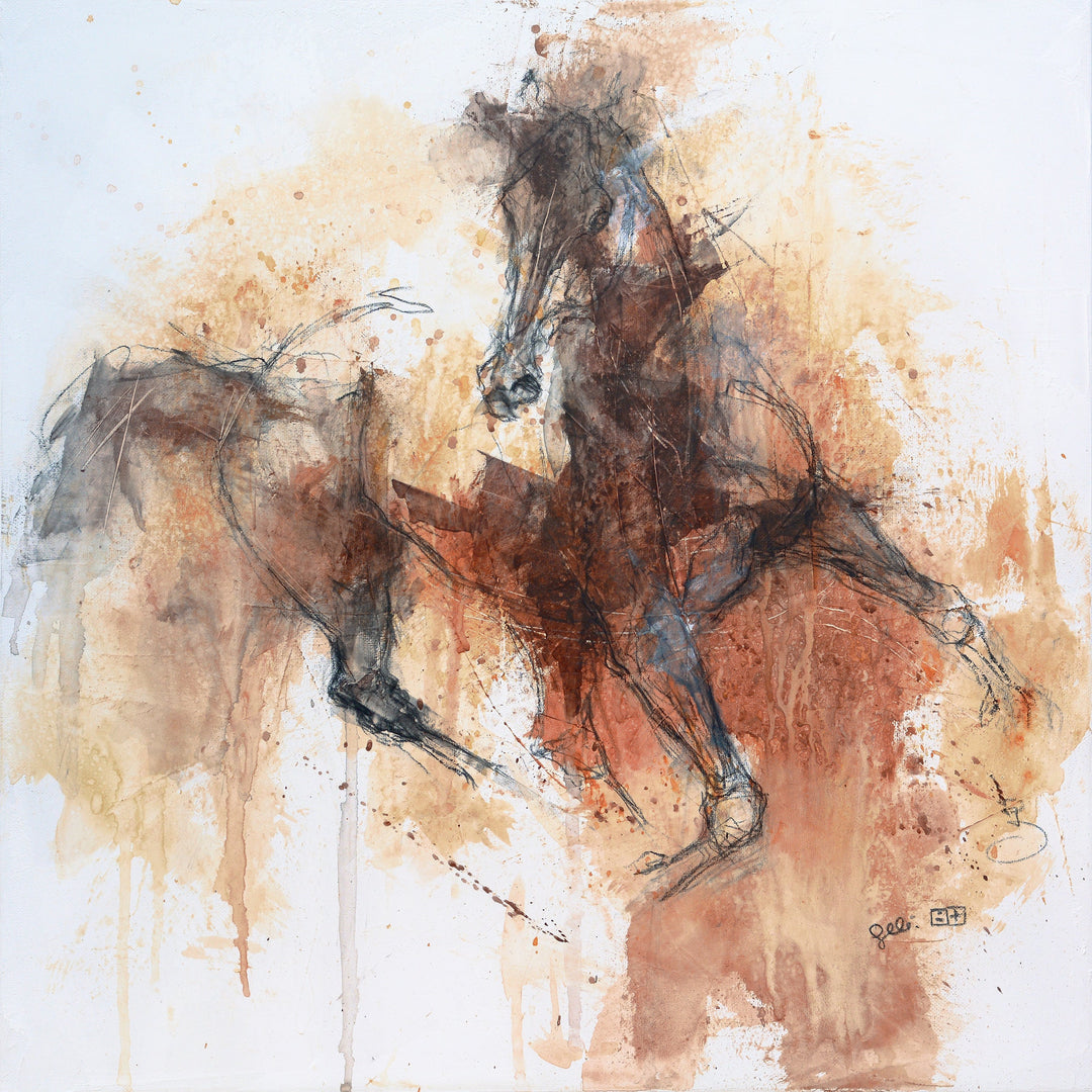 Equine Nude 114t Expressive Horse Art