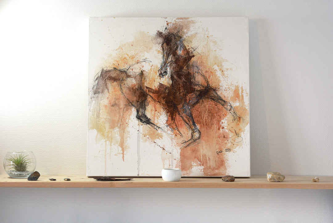 Equine Nude 114t Expressive Horse Art