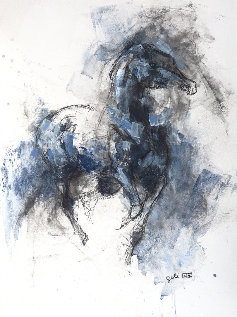Equine Nude 115t expressive blue horse