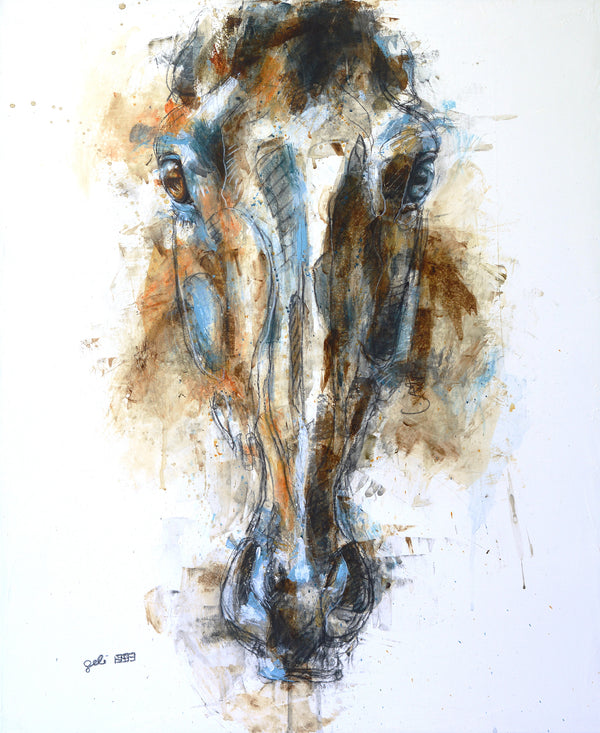 Face a Face 42t, horse painting