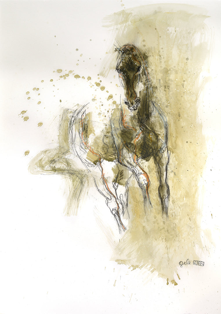 nu equin 126t horse painting