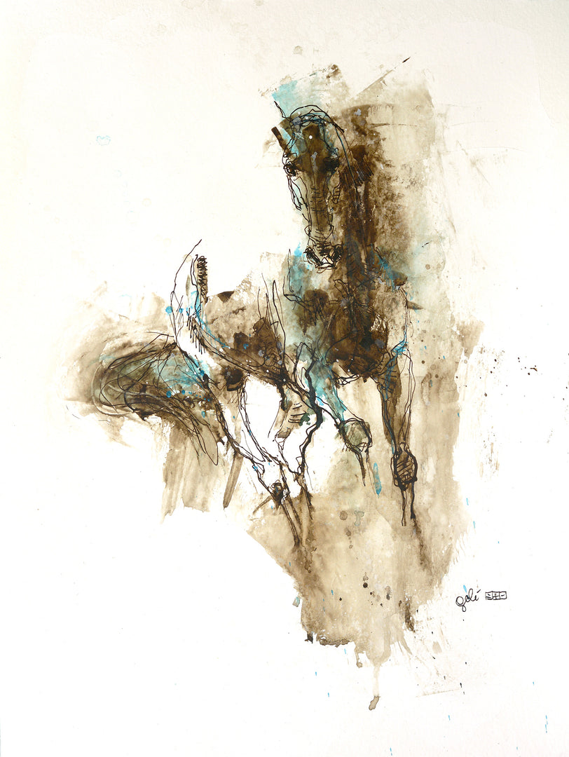nu equin 127t horse painting