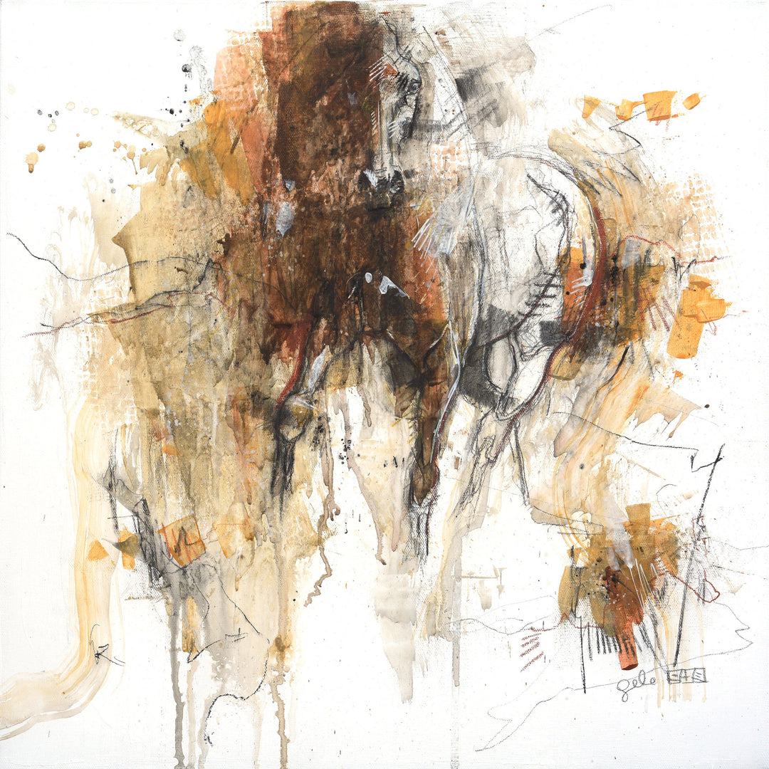 Equine Nude 139t - Full Body Equine Art by Bénédicte Gelé