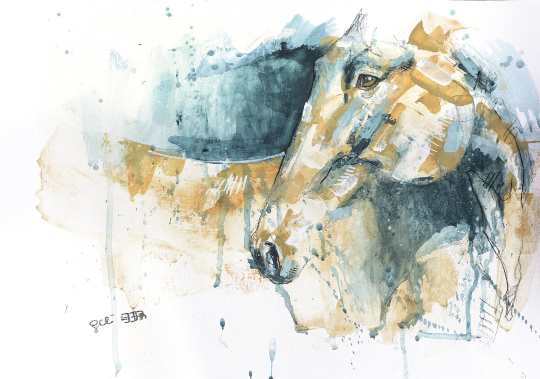 Expression 46t horse profil painting