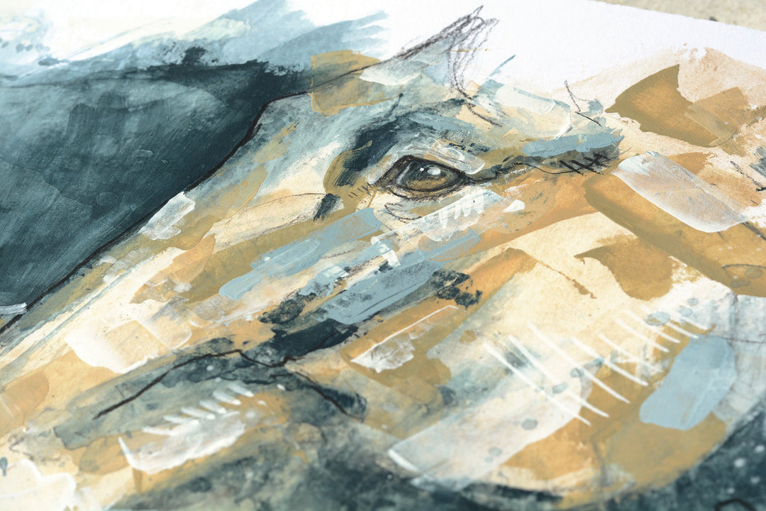 Expression 46t horse profil painting