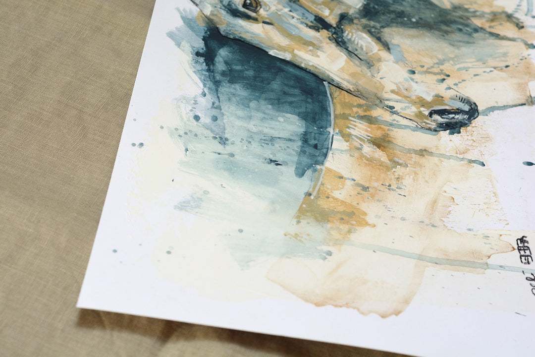 Expression 46t horse profil painting