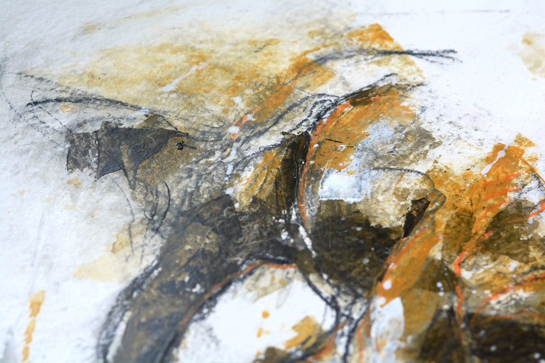 Equine Nude 119t - Full Body Equine Art Painting by Bénédicte Gelé
