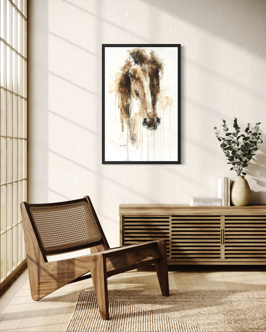 Face to Face 88t - Horse painting
