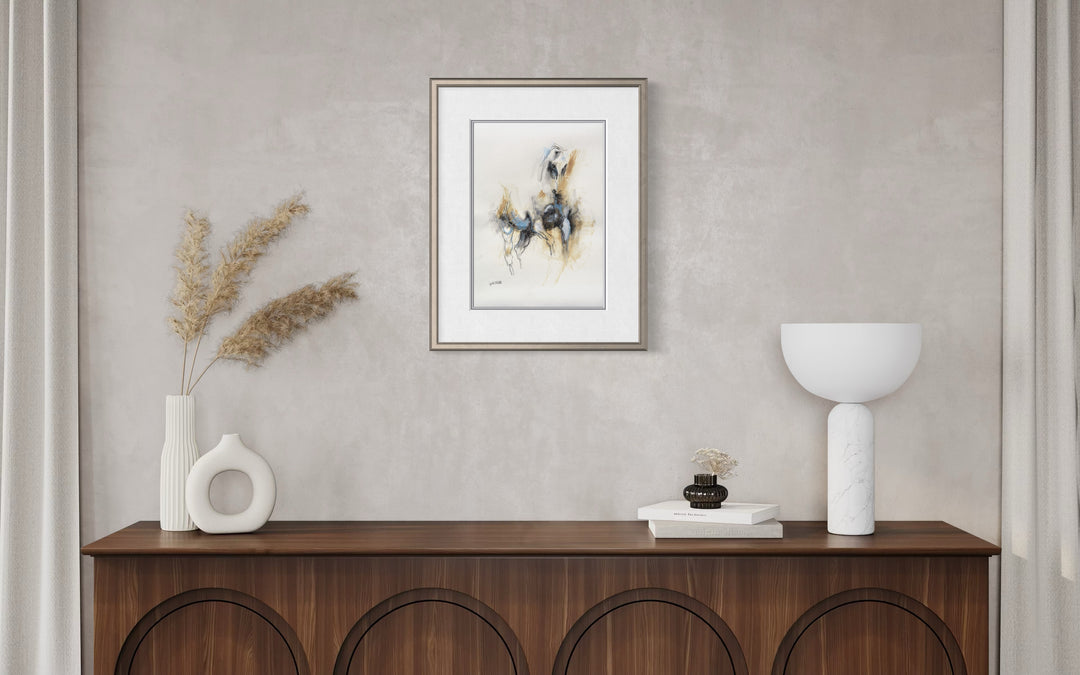 Raw Equine 9t - Horse painting horse painting by contemporary artist Bénédicte Gelé