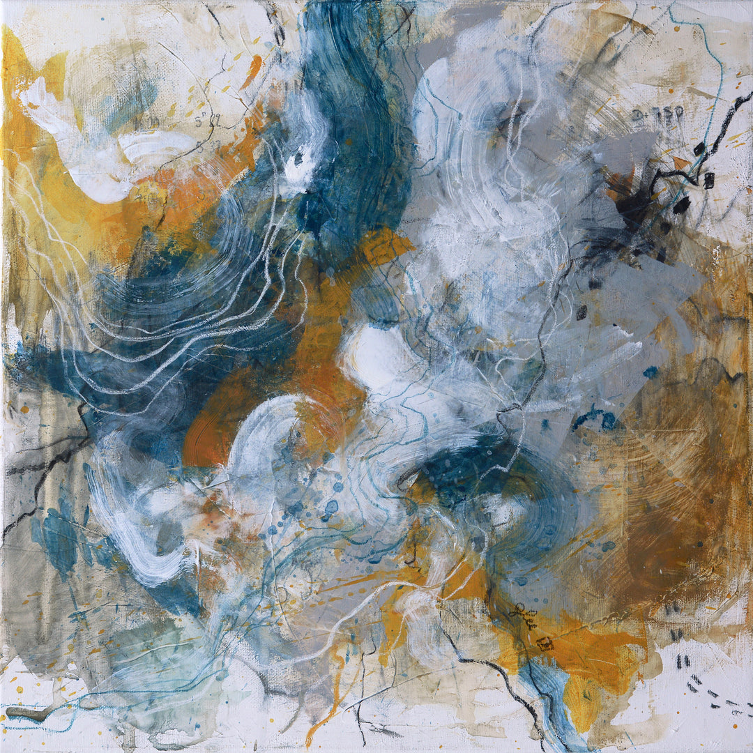 emotions map abstract painting