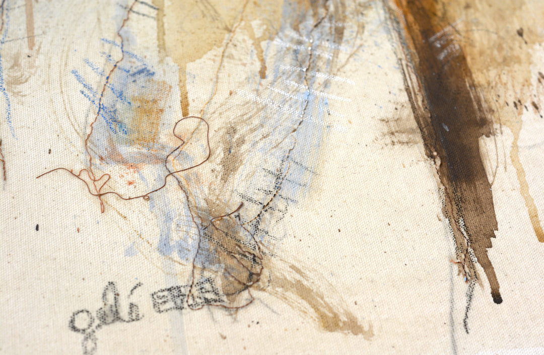 Look XXVIII - Horse Head Painting horse painting by contemporary artist Bénédicte Gelé