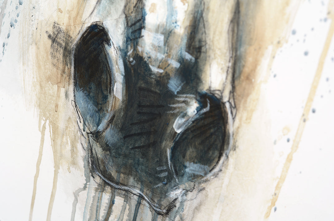 Face to Face 84t - Horse Portrait Painting