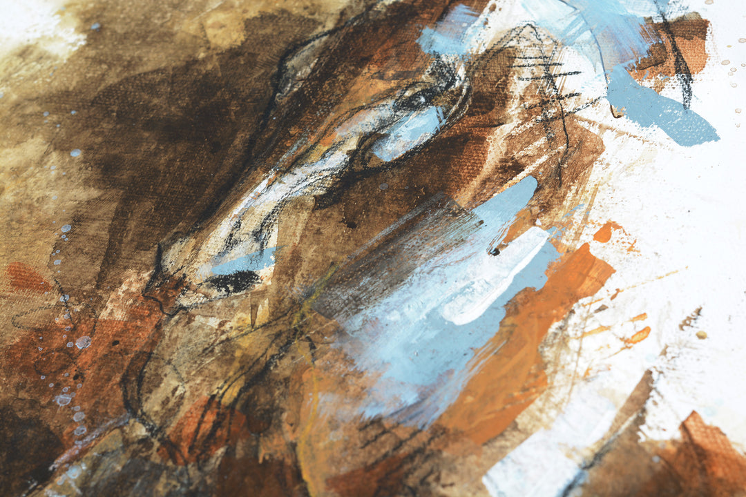 Raw Equine 2t - Contemporary Equine Painting