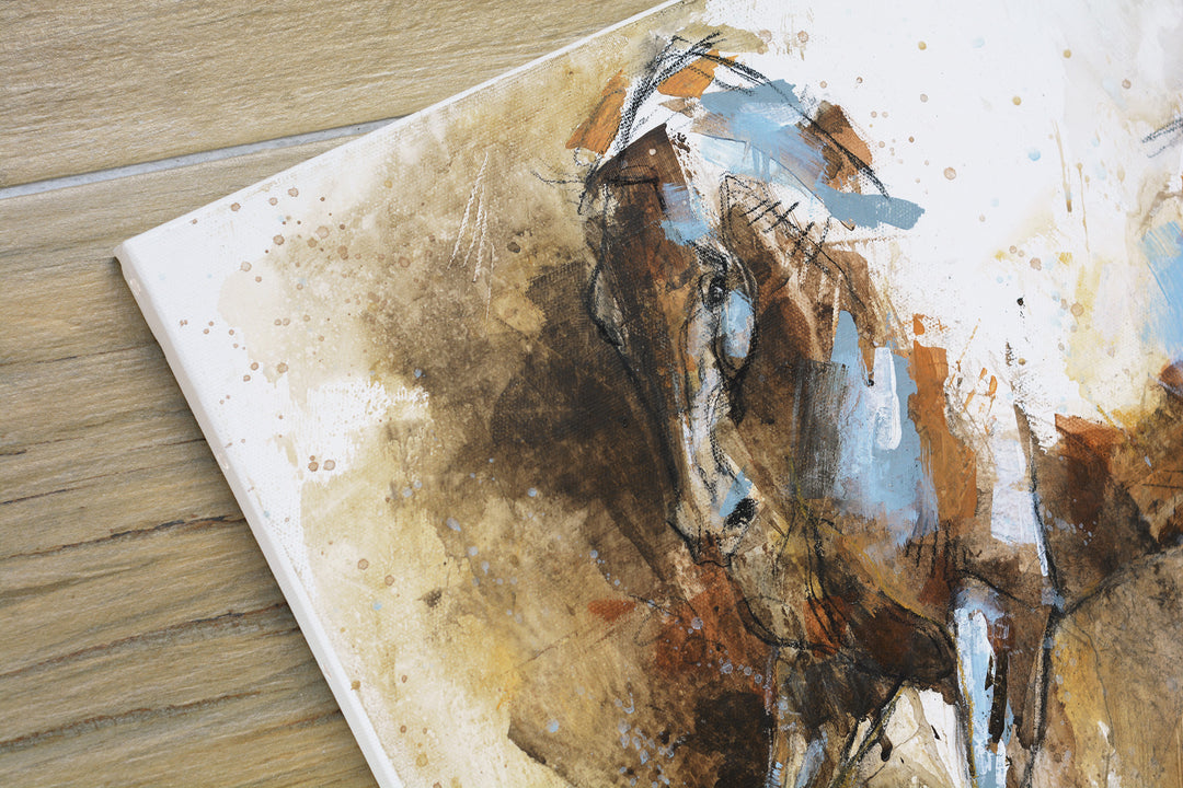 Raw Equine 2t - Contemporary Equine Painting