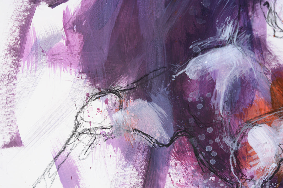 Raw Equine 5t - Horse Portrait Painting horse painting by contemporary artist Bénédicte Gelé