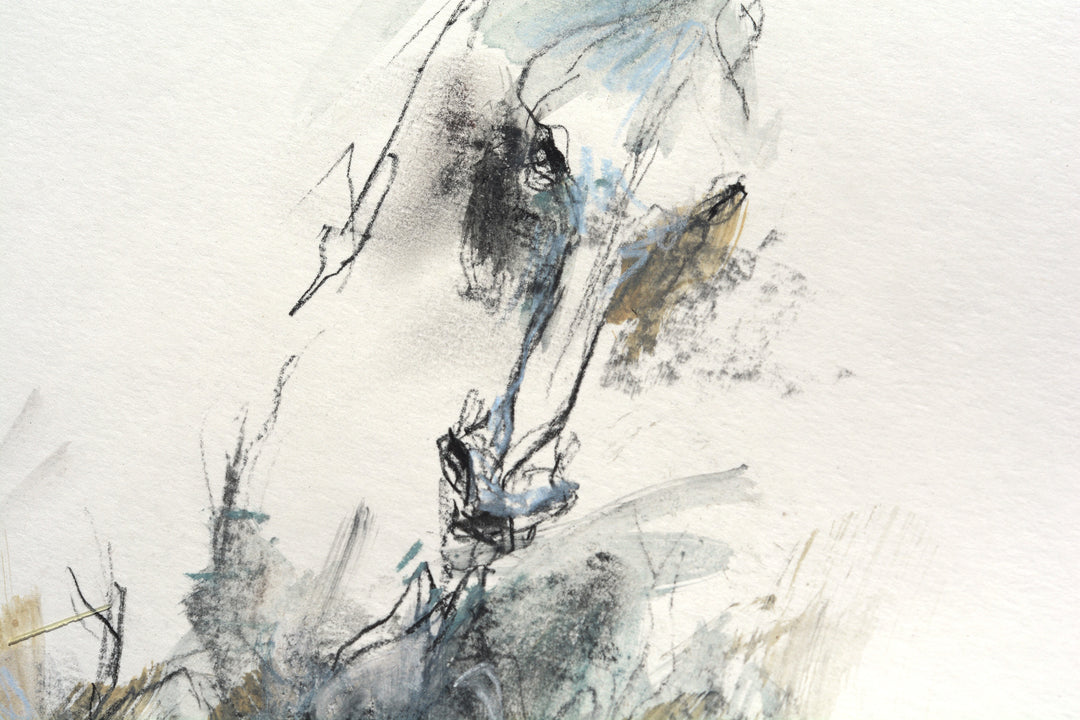 Raw Equine 8t - Horse painting horse painting by contemporary artist Bénédicte Gelé